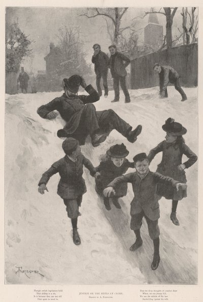 Justice on the Heels of Crime av Amedee Forestier