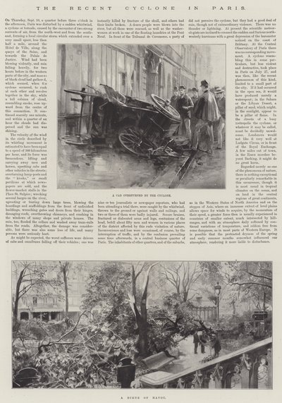 Den senaste cyklonen i Paris av Amedee Forestier