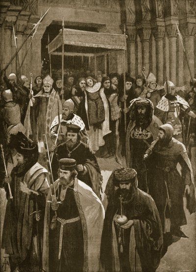 Recess After the Coronation of Richard II, Vigil of St. Kenelm, 16 juli 1377, from 