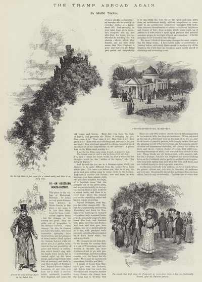 The Tramp Abroad Again, av Mark Twain av Amedee Forestier