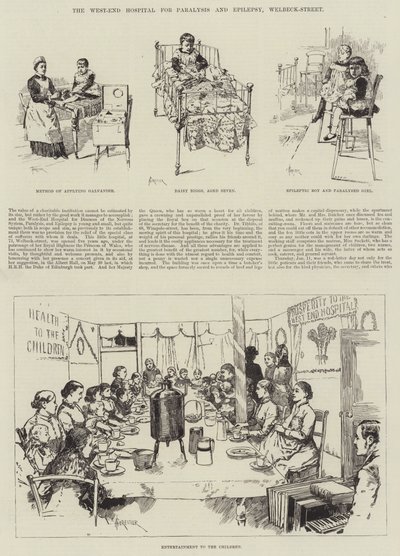 West-End Hospital for Paralysis and Epilepsy, Welbeck-Street av Amedee Forestier