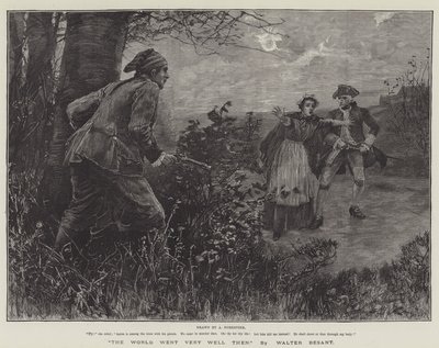 Världen gick mycket bra då, av Walter Besant av Amedee Forestier