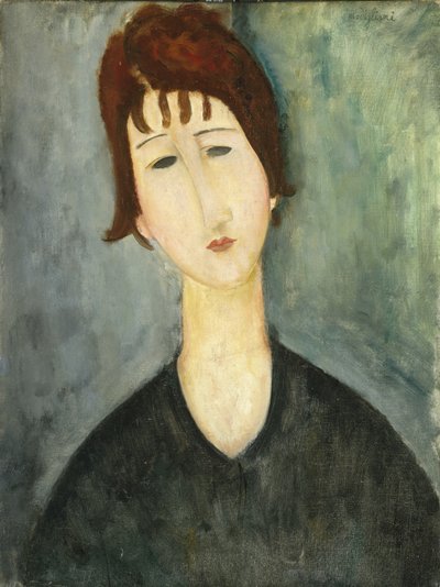 En kvinna, 1917-20 av Amedeo Modigliani