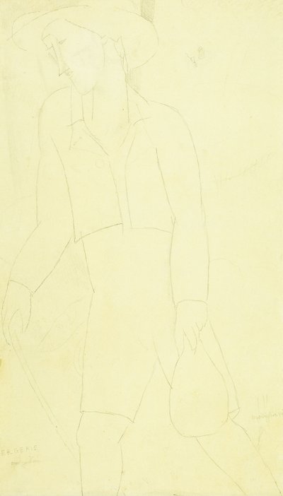 Fårstall, 1915-16 av Amedeo Modigliani