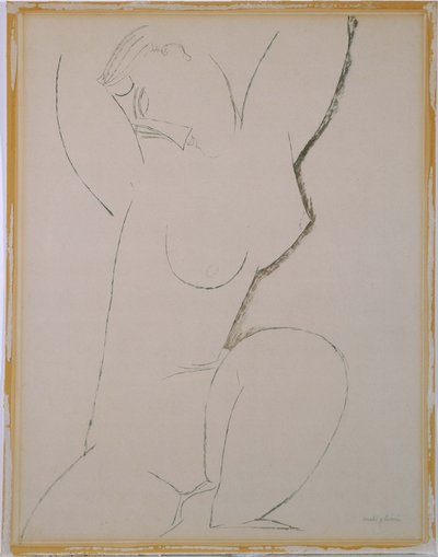 Caryatid av Amedeo Modigliani