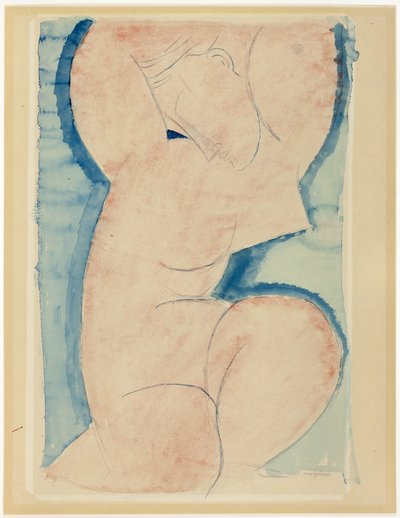 Caryatid av Amedeo Modigliani