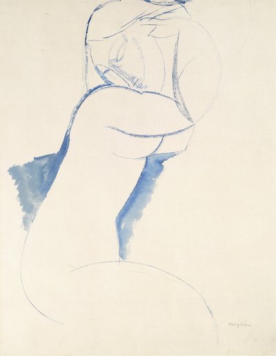 Caryatide, ca 1913 av Amedeo Modigliani