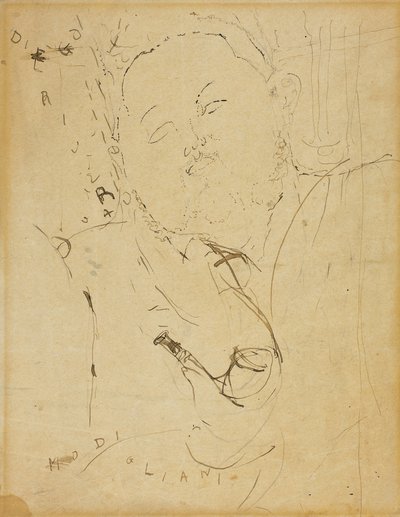 Diego Rivera, 1915. av Amedeo Modigliani