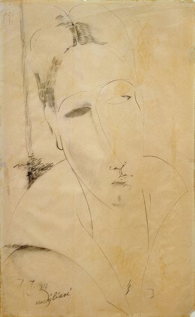 Hanka Zboroska av Amedeo Modigliani
