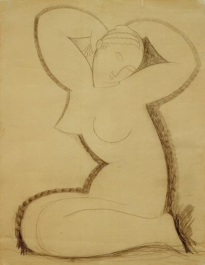 arbetsschema av Amedeo Modigliani