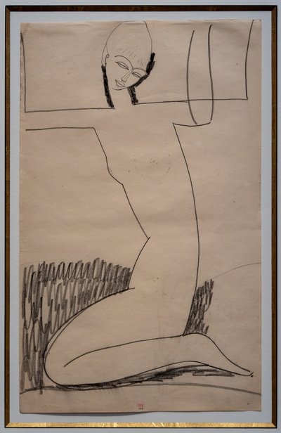 Knäböjande karyatider av Amedeo Modigliani