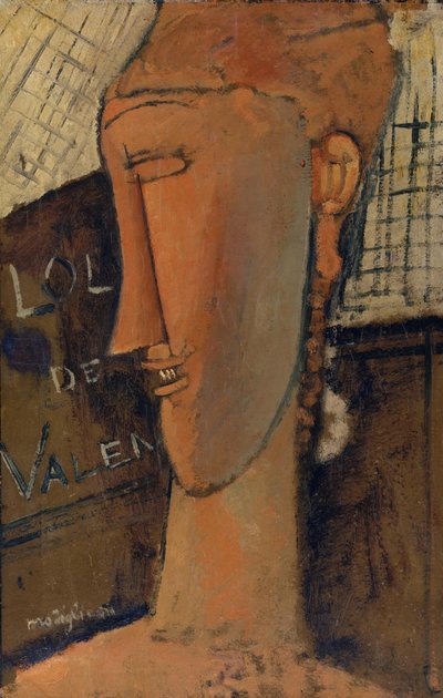 Lola av Valencia, 1915 av Amedeo Modigliani