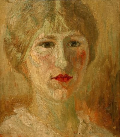 Porträtt av en kvinna av Amedeo Modigliani