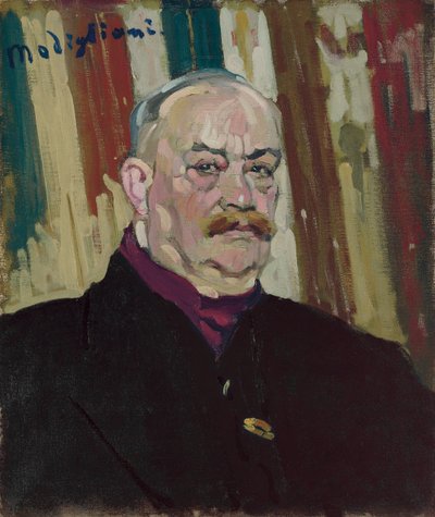 Porträtt av Joseph Levi, ca 1909 av Amedeo Modigliani