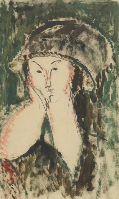 Porträtt av Beatrice Hastings, 1914-1915. av Amedeo Modigliani