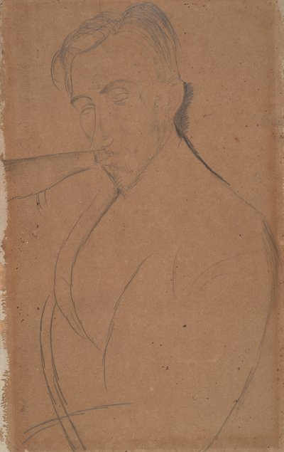 Porträtt av Donato Frisia av Amedeo Modigliani
