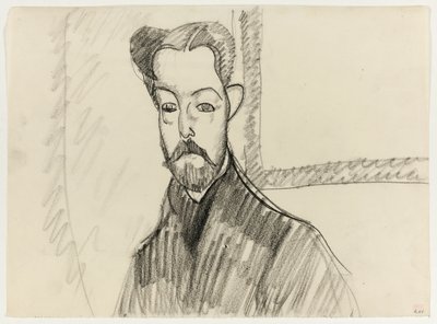 Porträtt av Paul Alexandre av Amedeo Modigliani