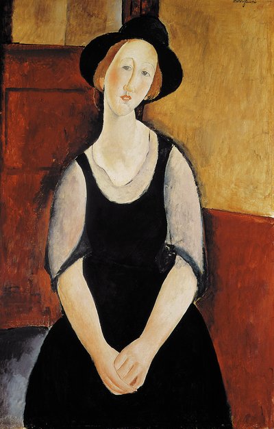 Porträtt av Thora Klinckowström av Amedeo Modigliani