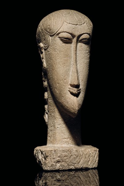 Huvud av Amedeo Modigliani