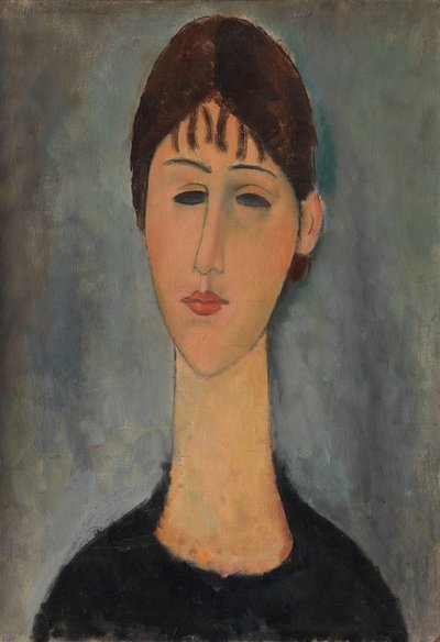 Ung kvinna (Anna Zborowska) av Amedeo Modigliani
