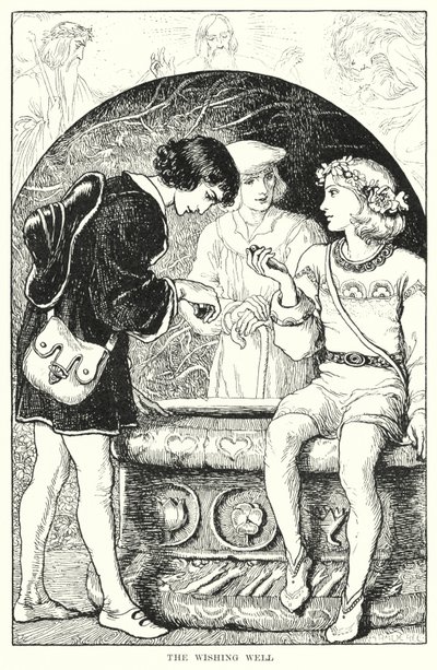 Önskebrunnen (gravyr) av Amelia M. (attr.to) Bowerley or Bauerle