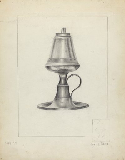 Kamfenlampa av Amelia Tuccio