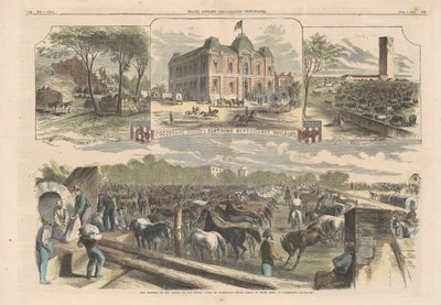 Krigsskisser i huvudstaden av American 19th Century