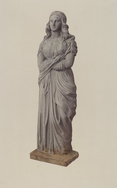 Trädgårdsfigur av American 20th Century