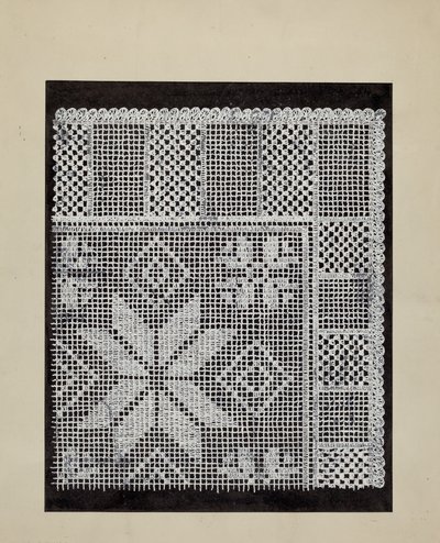 Spets Hardanger av American 20th Century