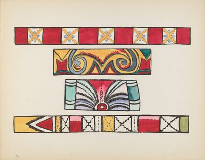 Skylt 49: Diverse design: Från portföljen "Spanska kolonialdesigner i New Mexico" av American 20th Century