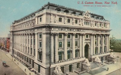 Alexander Hamilton US Custom House, New York City, New York, USA (färgat foto) av American Photographer (after)