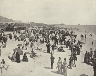 Stranden i Atlantic City, New Jersey (s/v foto) av American Photographer (after)