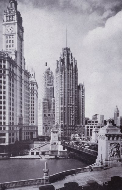 Chicago: Boulevard Link Bridge, Looking North (s/v foto) av American Photographer (after)