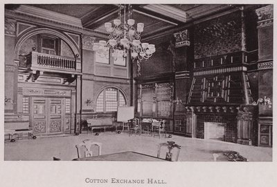 Cotton Exchange Hall (s/v foto) av American Photographer (after)