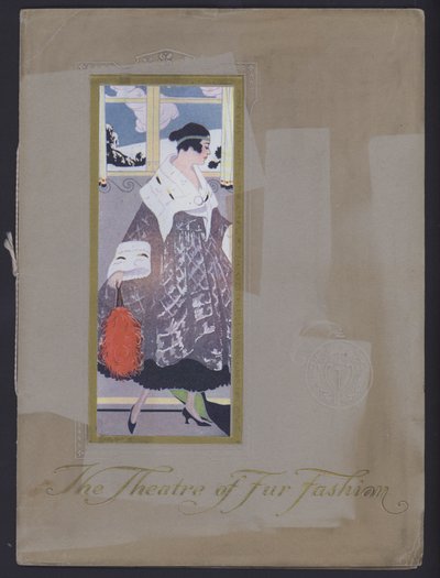 Omslag till The Theatre of Fur Fashion, c.1914. (s/v bild) av American Photographer (after)