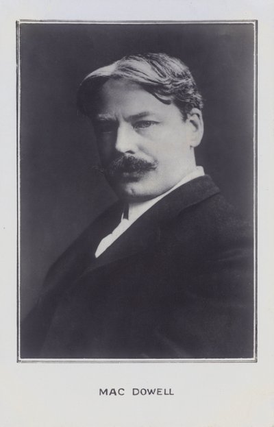Edward MacDowell, amerikansk kompositör (s/v foto) av American Photographer (after)