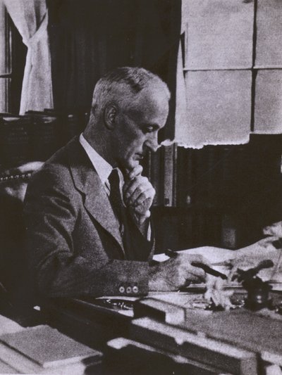 Harvey Cushing, neurokirurg, porträtt (s/v foto) av American Photographer (after)