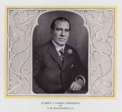 Hubert T Parson, ordförande för F W Woolworth Co (s/v foto) av American Photographer (after)
