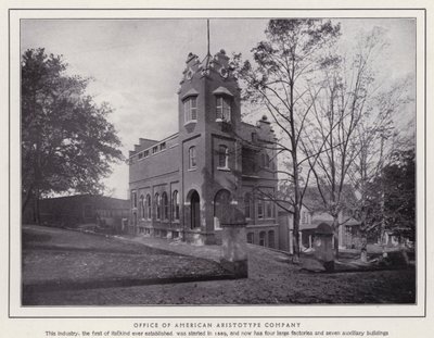 Jamestown, NY: Office of American Aristotype Company (s/v foto) av American Photographer (after)