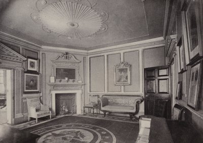 Mount Vernon: West Parlour (s/v foto) av American Photographer (after)