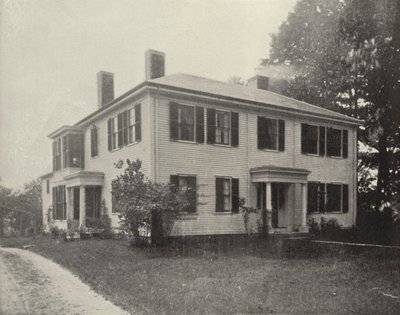 Old Emerson House, Concord, Massachusetts (s/v foto) av American Photographer (after)