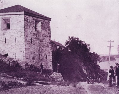 Old Fort Snelling, vid Mississippifloden (s/v foto) av American Photographer (after)