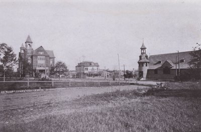 Old Orchard Beach, Maine: Town Hall and Public Library; Postkontor; St Margaret