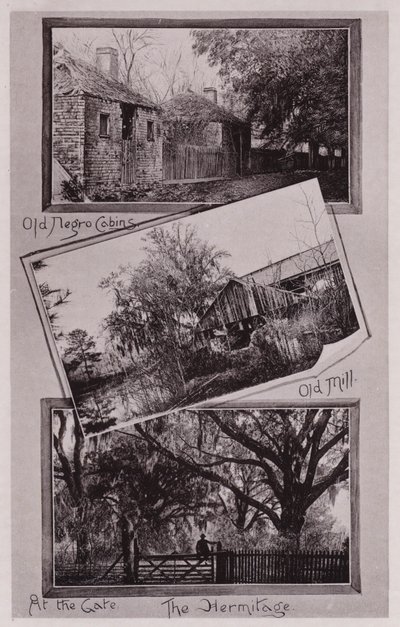 Gamla slavstugor; Gamla kvarnen; Vid porten; Eremitaget (s/v foto) av American Photographer (after)