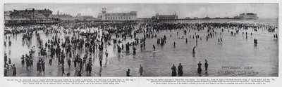 Panoramautsikt, Atlantic City, USA (s/v foto) av American Photographer (after)