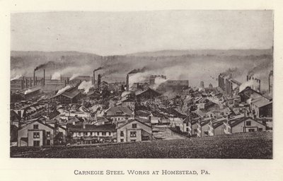 Pittsburgh: Carnegie Steel Works at Homestead, Pennsylvania (s/v foto) av American Photographer (after)