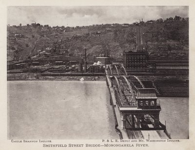 Pittsburgh: Smithfield Street Bridge, Monongahela River (s/v foto) av American Photographer (after)