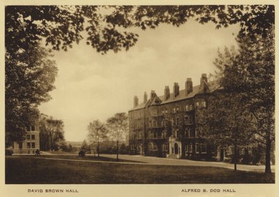 Princeton University: David Brown Hall; Alfred B Dod Hall (s/v foto) av American Photographer (after)