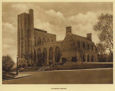 Princeton University: McCarter Theatre (s/v foto) av American Photographer (after)