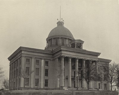State Capitol Building i Montgomery, Alabama (svart/vitt foto) av American Photographer (after)